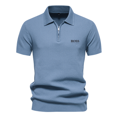 Short Sleeve Half-Zip Polo